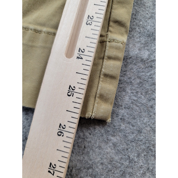 J. Crew Pants Womens 0 Tan Brown Button Close Wide Leg Ankle Flat Front - Picture 9 of 14